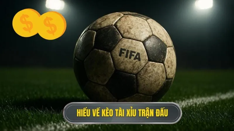 Kèo tài xỉu được xác định dựa trên tổng số bàn thắng của hai đội